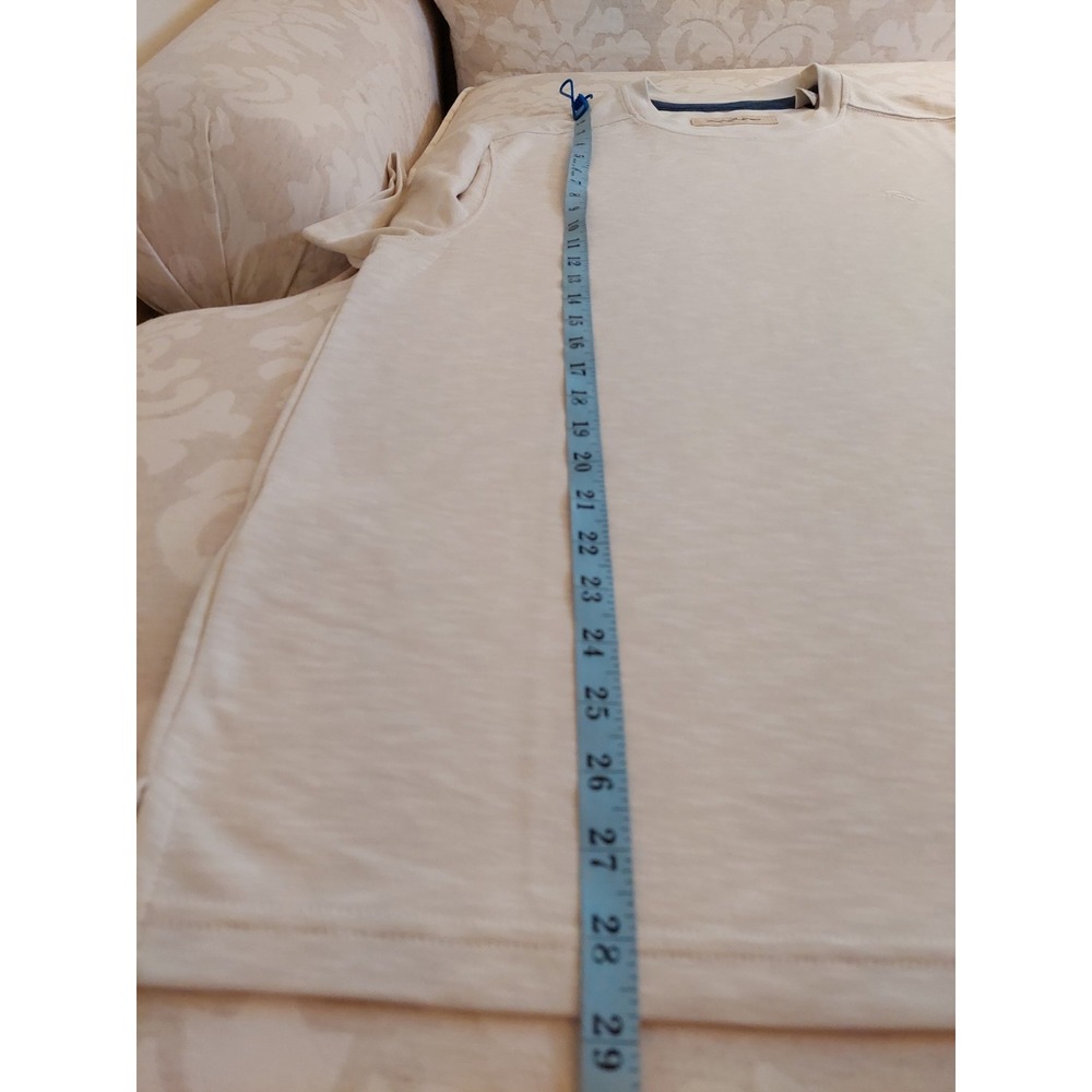 Tommy Bahama Men's Crew Neck Short Sleeve Slub T Swordfish Coconut Cream M NEW! - Picture 7 of 9